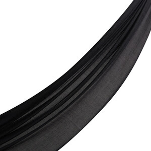 ipekevi - Black Cashmere Silk Prime Scarf (1)