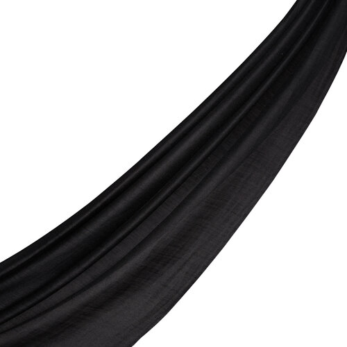 Black Cashmere Silk Prime Scarf