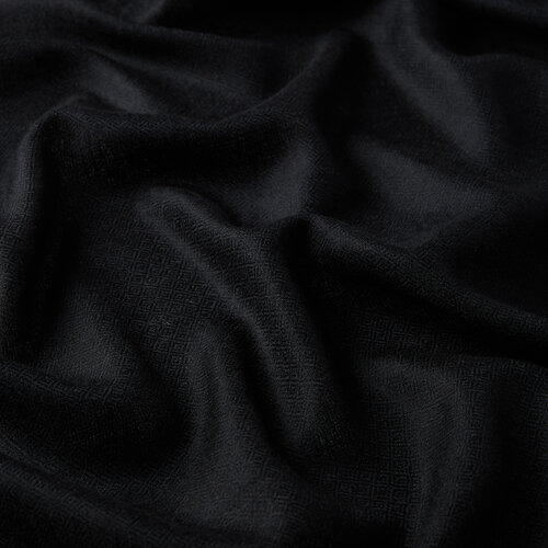 Black Cashmere Silk Prime Scarf