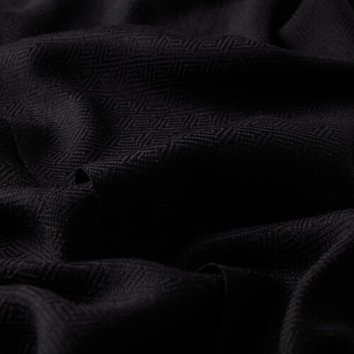 Black Chengel Wool Scarf