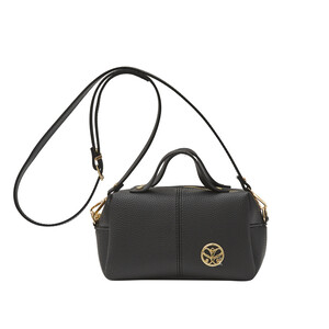 Black Crossbody Plain Bag - Thumbnail