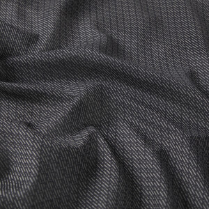 ipekevi - Black Equilateral Loop Cotton Scarf (1)