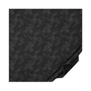 ipekevi - Black Ethnic Harmony Print Cotton Scarf