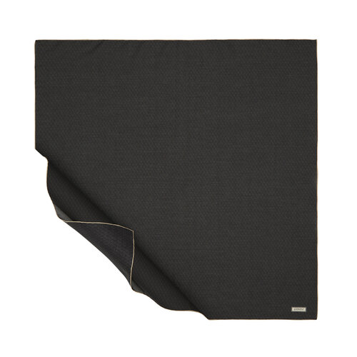Black Gold Equilateral Loop Cotton Scarf
