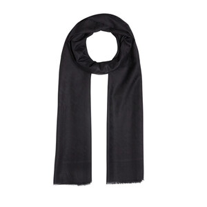 ipekevi - Black Houndstooth Cotton Silk Scarf (1)