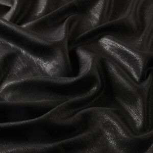 ipekevi - Black Lurex Silk Scarf (1)