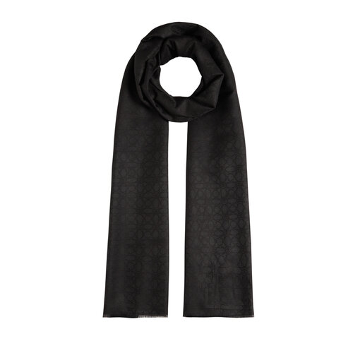 Black Mini Seljuk Monogram Scarf