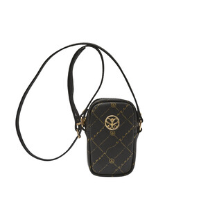 ipekevi - Black Monogram Flap Wallet (1)