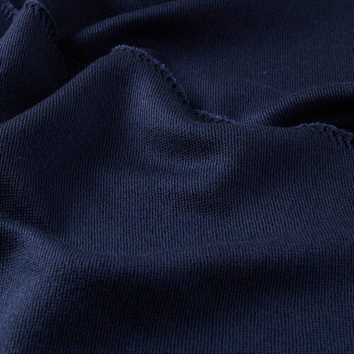 Black Navy Blue Wool Scarf