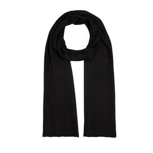 ipekevi - Black Plain Modal Scarf (1)