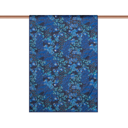 Black Sax Rich Rose Cotton Scarf