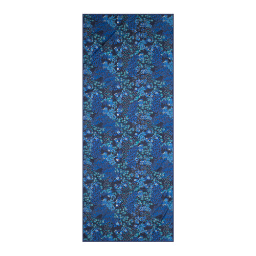 Black Sax Rich Rose Cotton Scarf
