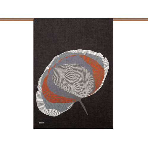 Black Silk Tree Pattern Tencel Scarf