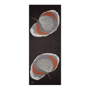 Black Silk Tree Pattern Tencel Scarf - Thumbnail