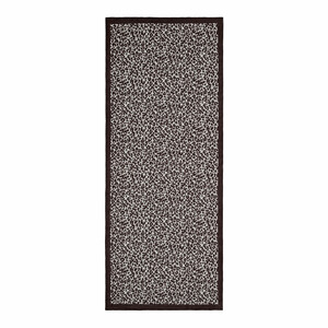Black White Leopar Print Tencel Scarf - Thumbnail