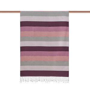 ipekevi - Block Striped Silk Scarf Model 09 (1)