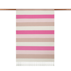 Block Striped Silk Scarf Model 19 - Thumbnail