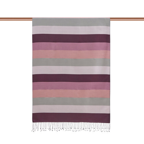 شال حرير مخطط بلوك موديل 09