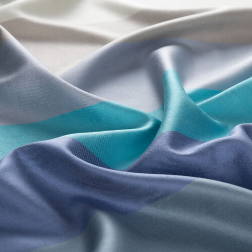 Blok Desenli İpek Şal Model 21