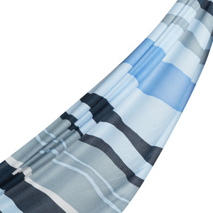 Blue Harvest Season Cotton Modal Scarf - Thumbnail