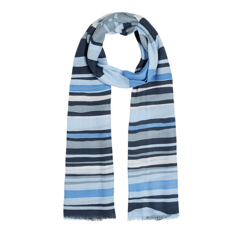 Blue Harvest Season Cotton Modal Scarf