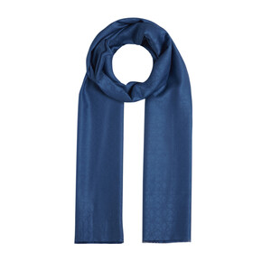 Blue Mini Seljuk Monogram Scarf - Thumbnail