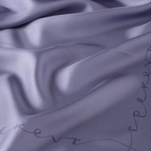 Blue Signature Silk Twill Scarf