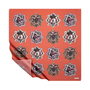 ipekevi - Bordo Selçuklu Tivil İpek Eşarp