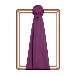 ipekevi - Bougainvillea IE Monogram Cotton Silk Scarf