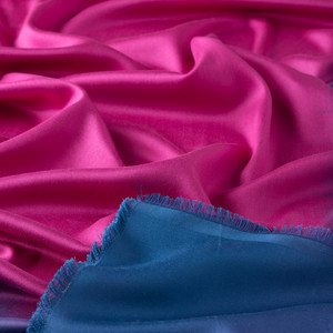 ipekevi - Boysenberry Gradient Silk Scarf (1)