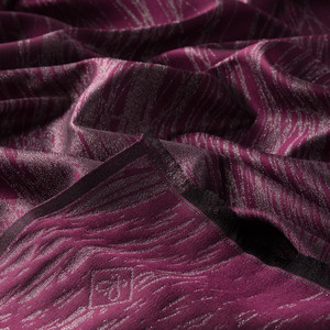 Boysenberry Lurex Silk Scarf - Thumbnail