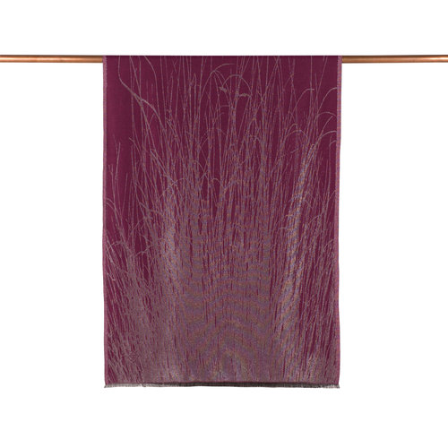 Boysenberry Lurex Silk Scarf