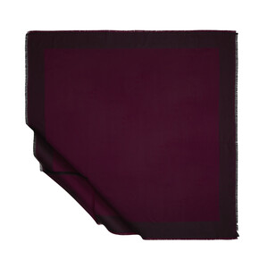 Boysenberry Reversible Silk Scarf - Thumbnail