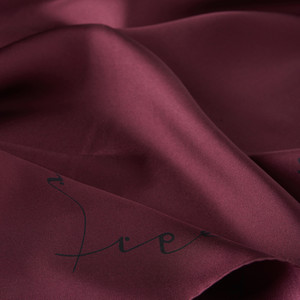 ipekevi - Boysenberry Signature Silk Twill Scarf (1)