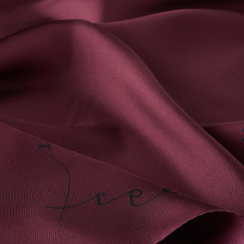 Boysenberry Signature Silk Twill Scarf