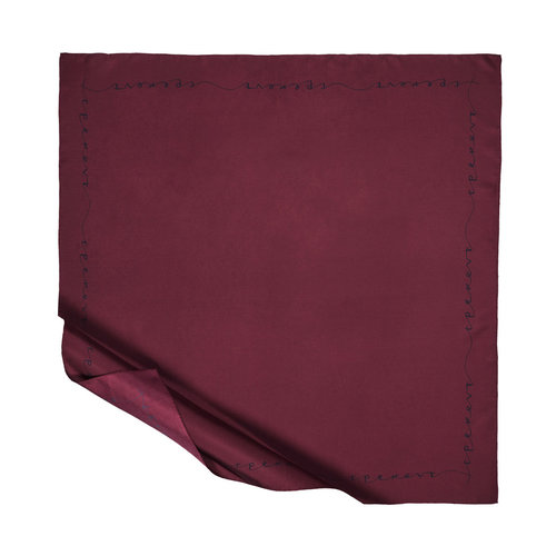 Boysenberry Signature Silk Twill Scarf