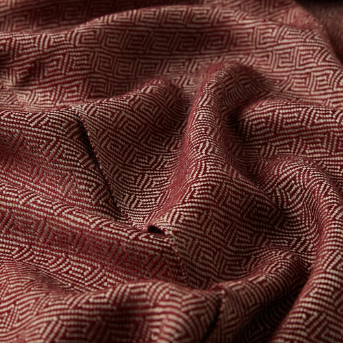 Brick Red Chengel Wool Scarf