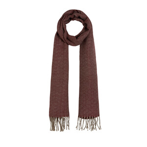 ipekevi - Brick Red Chengel Wool Scarf (1)