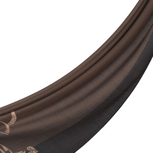 ipekevi - Brown Baroque Signature Tencel Scarf