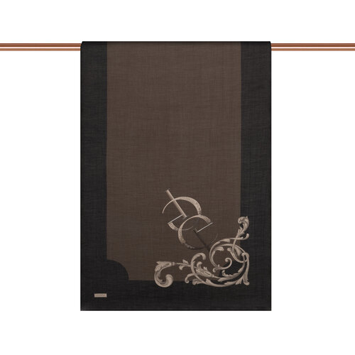 Brown Baroque Signature Tencel Scarf