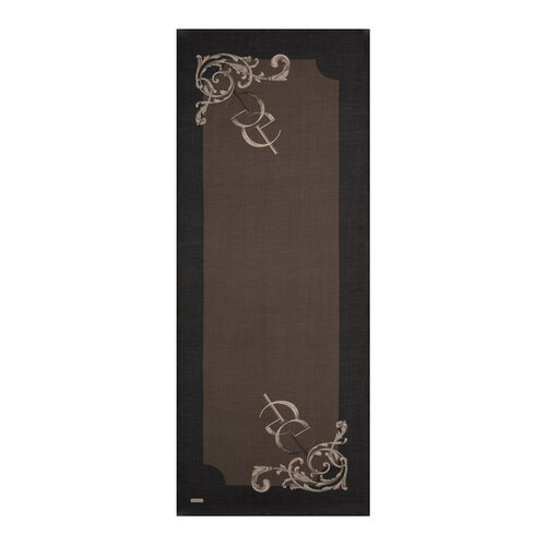 Brown Baroque Signature Tencel Scarf
