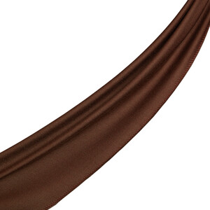 Brown Burgundy Wool Scarf - Thumbnail
