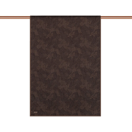 Brown Ethnic Harmony Print Cotton Scarf