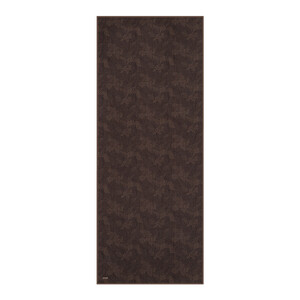 Brown Ethnic Harmony Print Cotton Scarf - Thumbnail