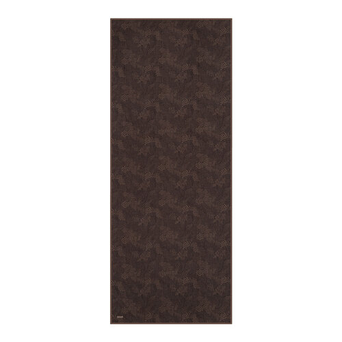 Brown Ethnic Harmony Print Cotton Scarf