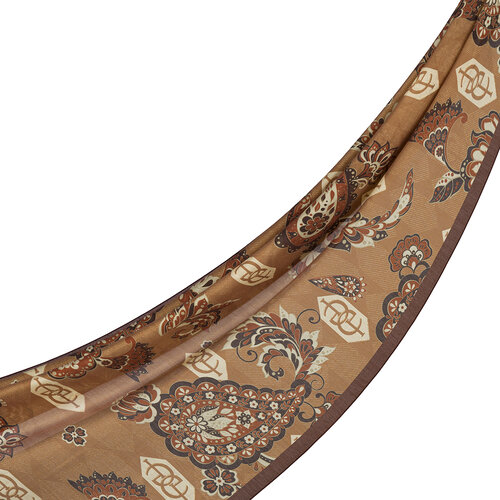 Brown Gold Serenad Tencel Scarf