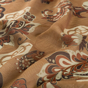 Brown Gold Serenad Tencel Scarf - Thumbnail