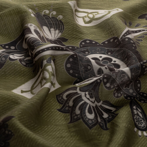 Brown Khaki Serenad Tencel Scarf