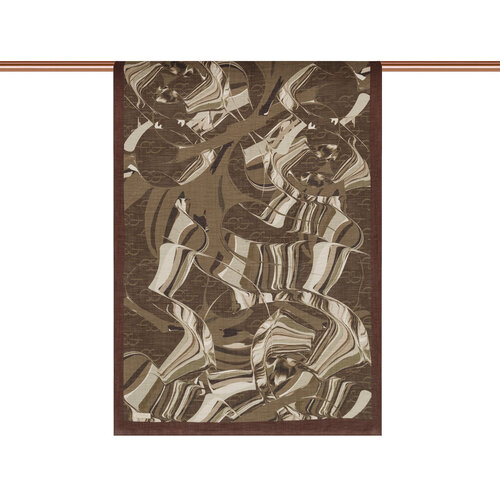 Brown Marble Flow Tencel Scarf