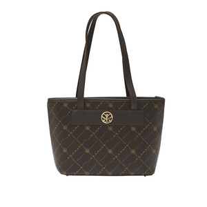 Brown Monogram Tote Bag - Thumbnail